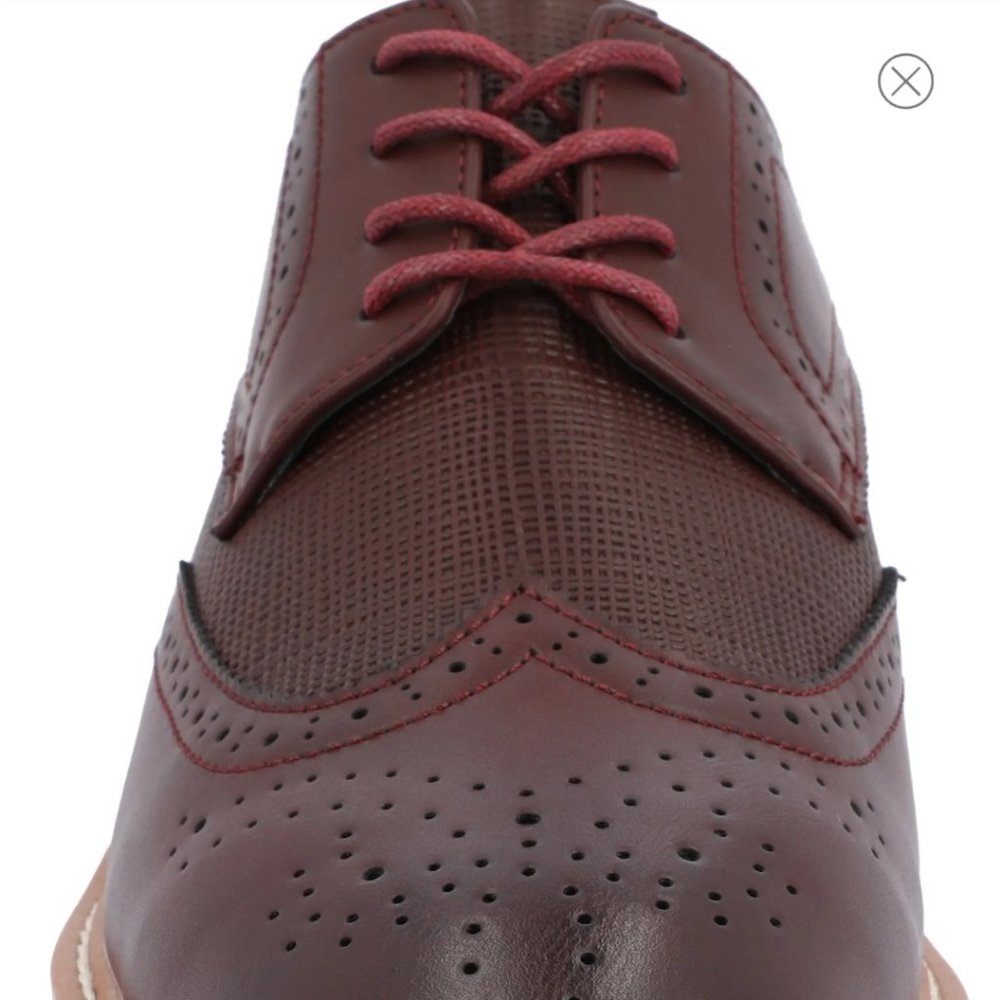 Vance Company  Men's Warrick Wingtip Derby *****Size 12 WIDE****